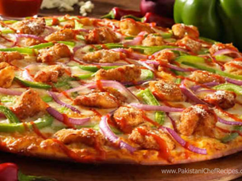 Tandoori Chicken Pizza Recipe By Shireen Anwar Pakistani Chef Recipes