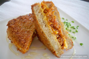 Fried Cheese Sandwiches Recipe By Chef Zakir