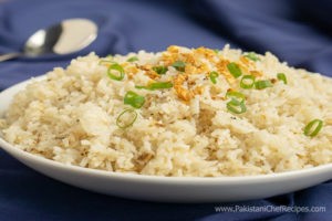 Garlic Rice Recipe by Shireen Anwar