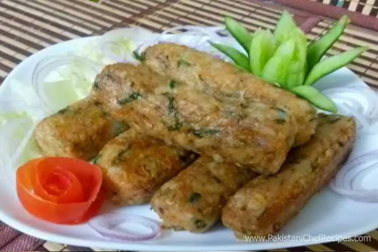 Aloo Kay Seekh Kabab Recipe by Zubaida Tariq
