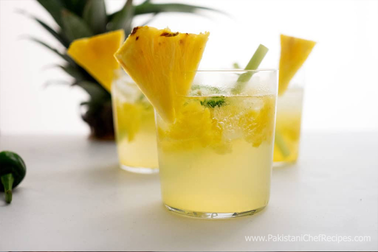  Pineapple Fizz Recipe by Rida Aftab