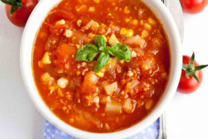 Tomato Corn Soup Recipe by Shireen Anwar