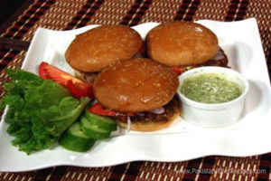 Chapli Kabab Burger Recipe By Rida Aftab