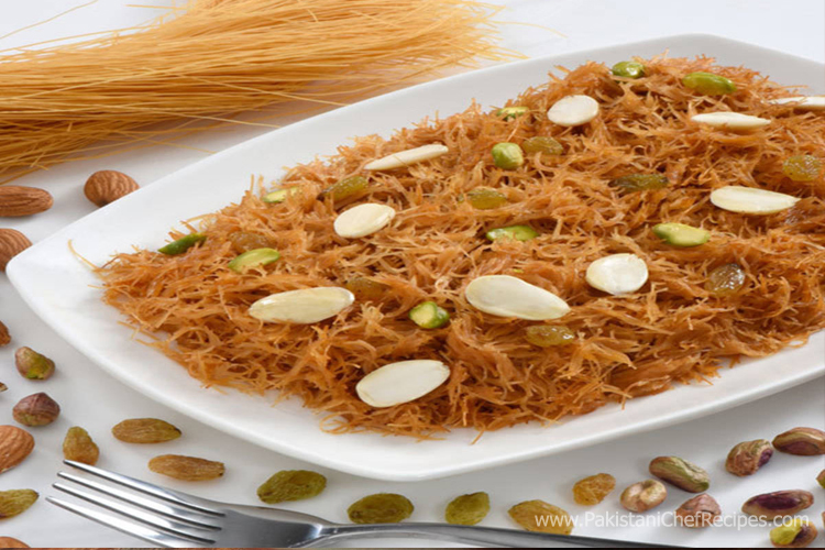 Shahi Vermicelli Dessert Recipe by Rida Aftab