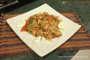Chicken Oyster Sauce With Noodles Recipe By Chef Zakir