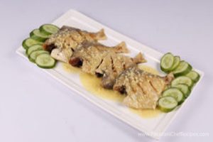 Deep Fried Fish With Garlic Sauce Recipe by Chef Mehboob Khan