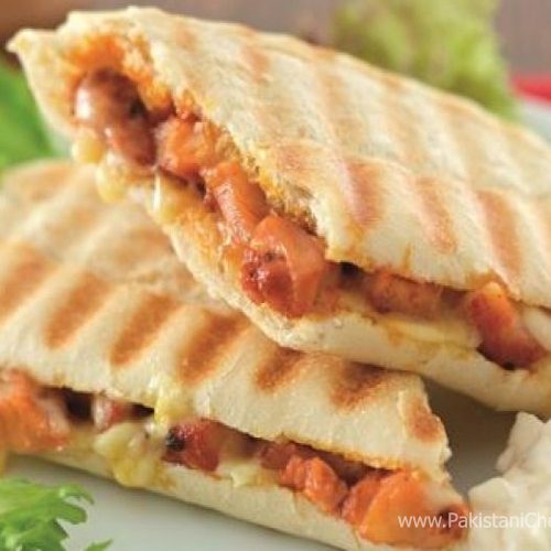 Baked Tikka Sandwiches Recipe by Rida Aftab