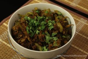 Qeema Karela Recipe By Zubaida Tariq