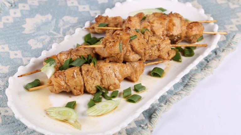 Japanese Chicken Skewers Recipe by Zarnak Sidhwa 