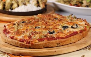 Multigrain Pizza with Vegetables Recipe by Abida Baloch